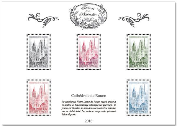Blocs TRESORS DE LA PHILATELIE (2018)