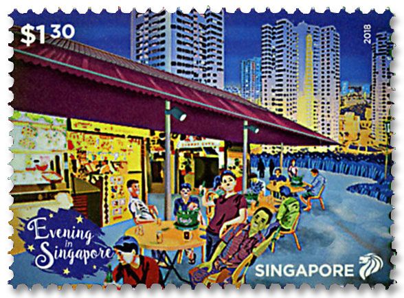 n° 2271/2276 - Timbre SINGAPOUR Poste