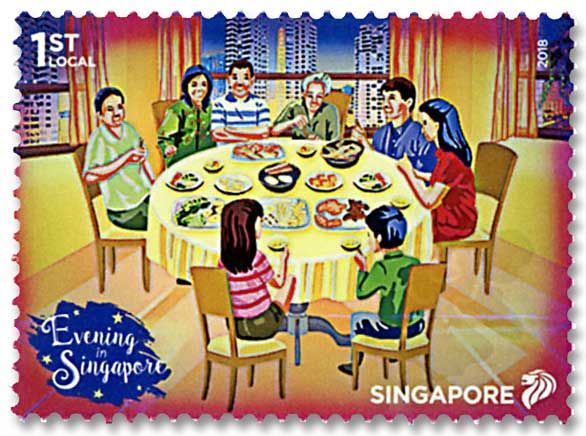 n° 2271/2276 - Timbre SINGAPOUR Poste