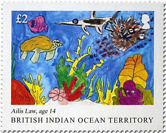 n° 540/543 - Timbre OCEAN INDIEN Poste