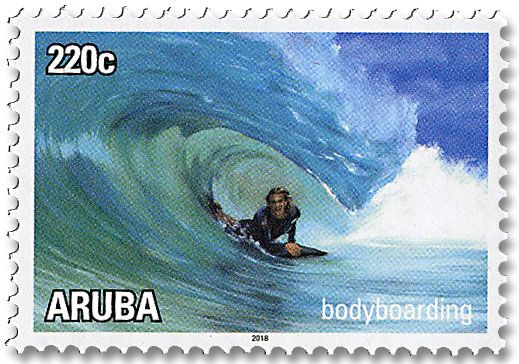 n° 1018/1023 - Timbre ARUBA Poste