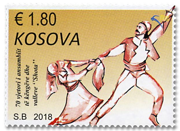 n° 298/299 - Timbre KOSOVO Poste