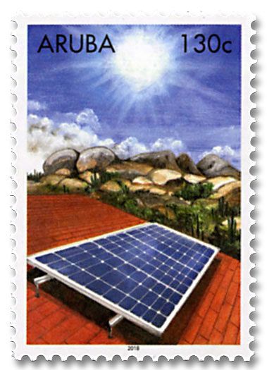 n° 1042/1046 - Timbre ARUBA Poste