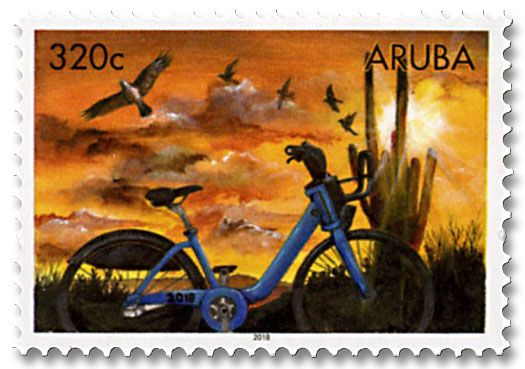 n° 1042/1046 - Timbre ARUBA Poste