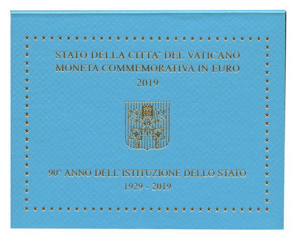 BU : 2 EURO COMMEMORATIVE 2019 : VATICAN (90e anniversaire de la fondation de l'État de la Cité du Vatican)