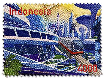 n° 2892/2894 - Timbre INDONESIE Poste