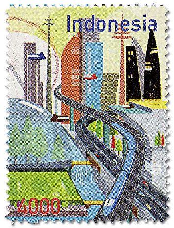 n° 2892/2894 - Timbre INDONESIE Poste