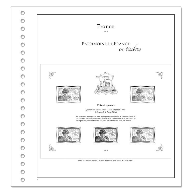 TRÉSORS DE LA PHILATÉLIE : 2014 (folhas com protetores)