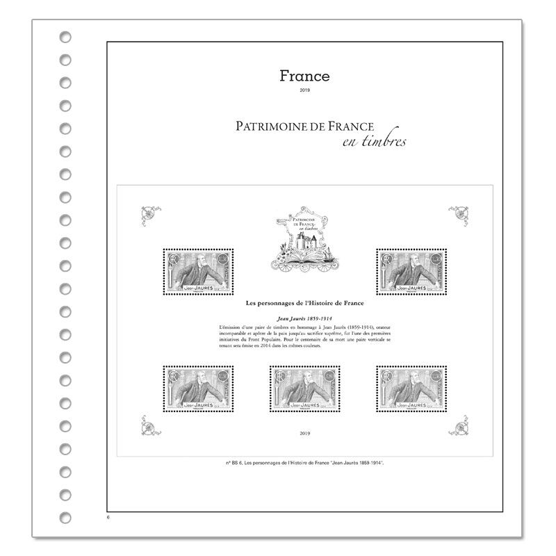 TRÉSORS DE LA PHILATÉLIE : 2014 (folhas com protetores)