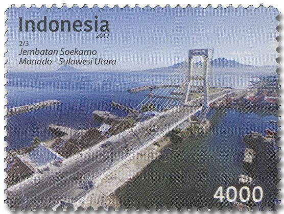 n° 2869/2871 - Timbre INDONESIE Poste