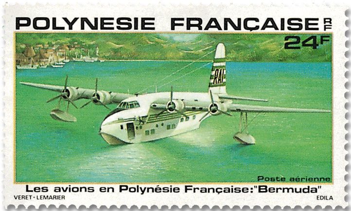 n° 148/152 -  Timbre Polynésie Poste aérienne