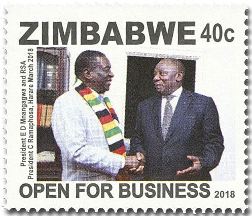 n° 814/817 - Timbre ZIMBABWE Poste