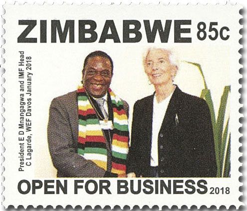 n° 814/817 - Timbre ZIMBABWE Poste