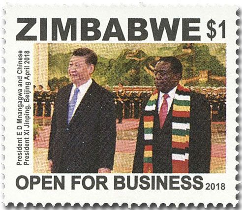 n° 814/817 - Timbre ZIMBABWE Poste