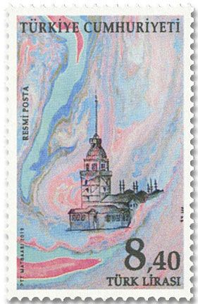 n° 389/390 - Timbre TURQUIE Service