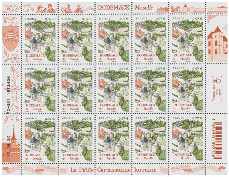 n° F3 - Timbre FRANCE Feuillets de France (n° 5407)