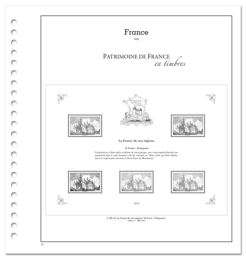 TRESORS DE LA PHILATELIE : 2014 (sets with mounts)