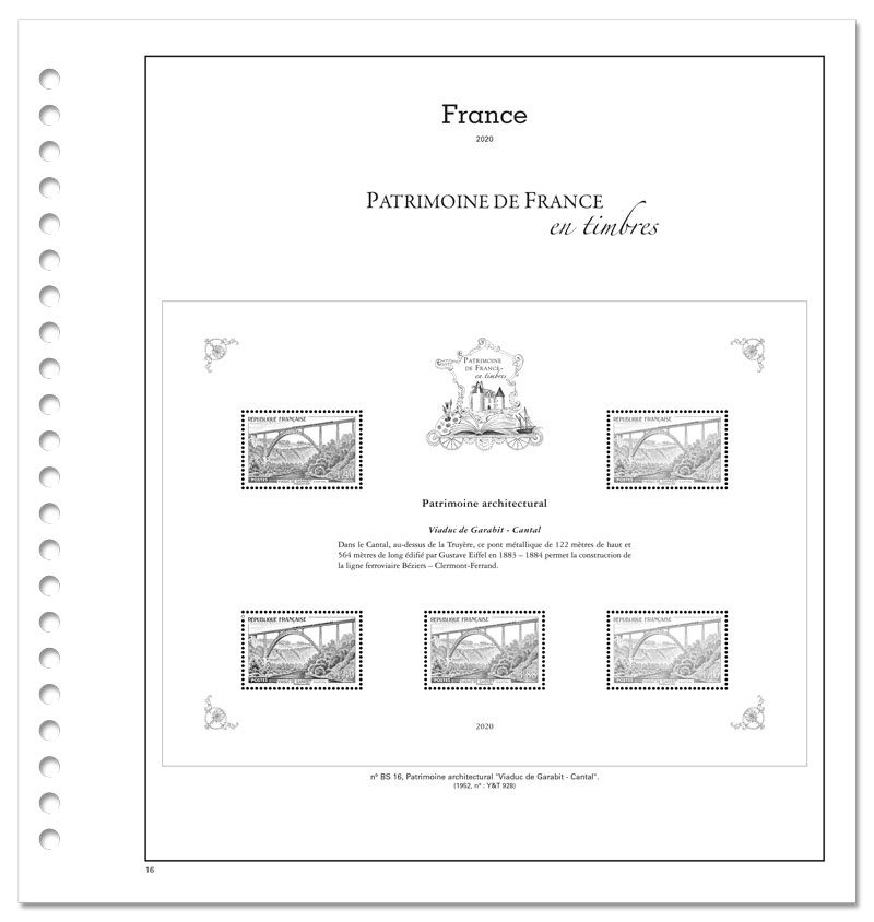 TRÉSORS DE LA PHILATÉLIE : 2014 (folhas com protetores)