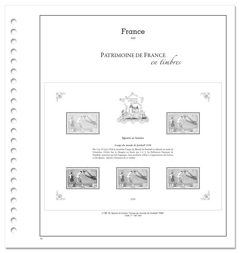 TRÉSORS DE LA PHILATÉLIE : 2014 (folhas com protetores)