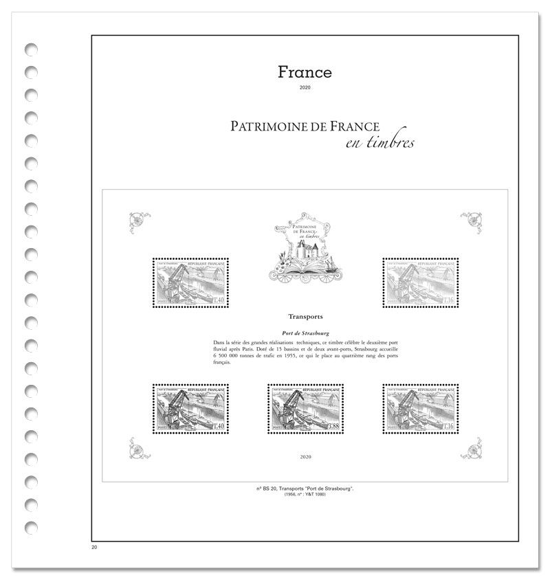 TRÉSORS DE LA PHILATÉLIE : 2014 (folhas com protetores)