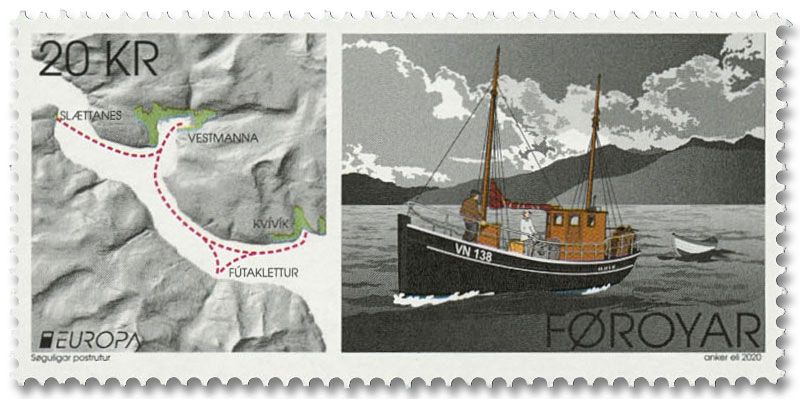 n° 975/976 - Timbre ILE FEROE Poste (EUROPA)