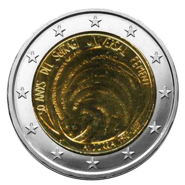 BU : 2 EURO COMMEMORATIVE 2020 : ANDORRE (50 ans du Suffrage Universel Féminin en Andorre)