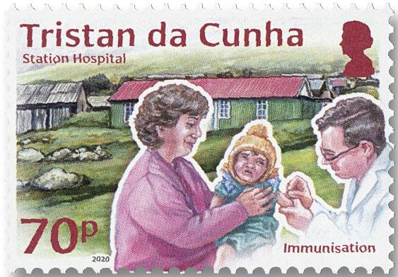 n° 1252/1255 - Timbre TRISTAN DA CUNHA Poste