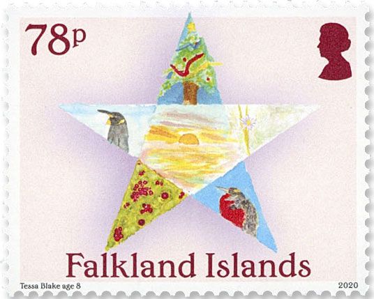 n° 1352/1355 - Timbre FALKLAND Poste