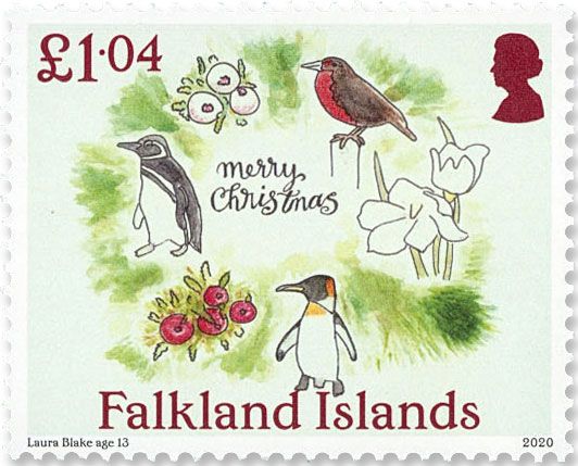 n° 1352/1355 - Timbre FALKLAND Poste