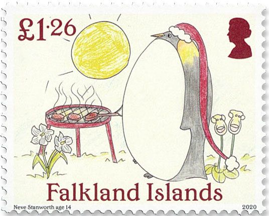 n° 1352/1355 - Timbre FALKLAND Poste