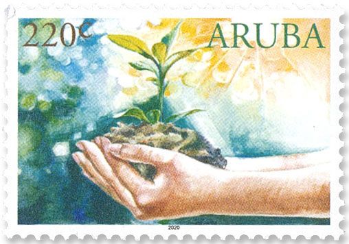 n° 1083/1086 - Timbre ARUBA Poste