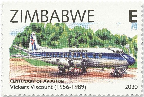 n° 826/829 - Timbre ZIMBABWE Poste