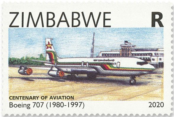 n° 826/829 - Timbre ZIMBABWE Poste