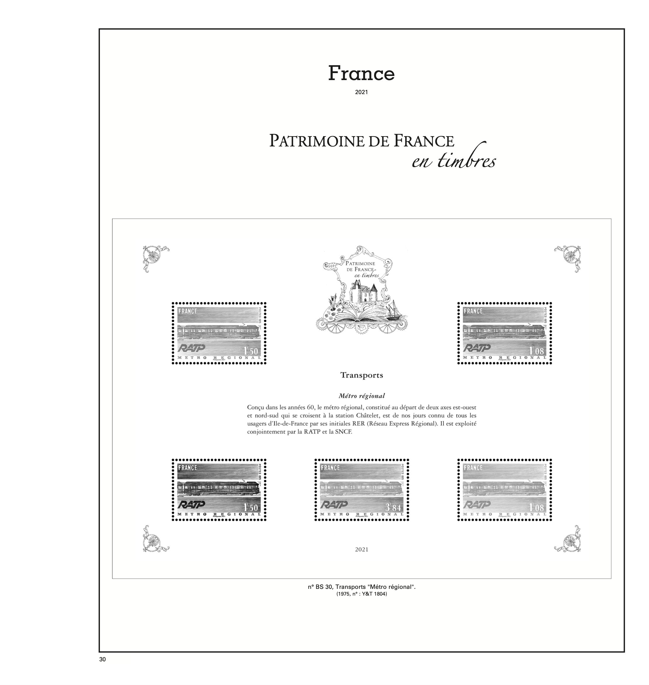 TRÉSORS DE LA PHILATÉLIE : 2014 (folhas com protetores)