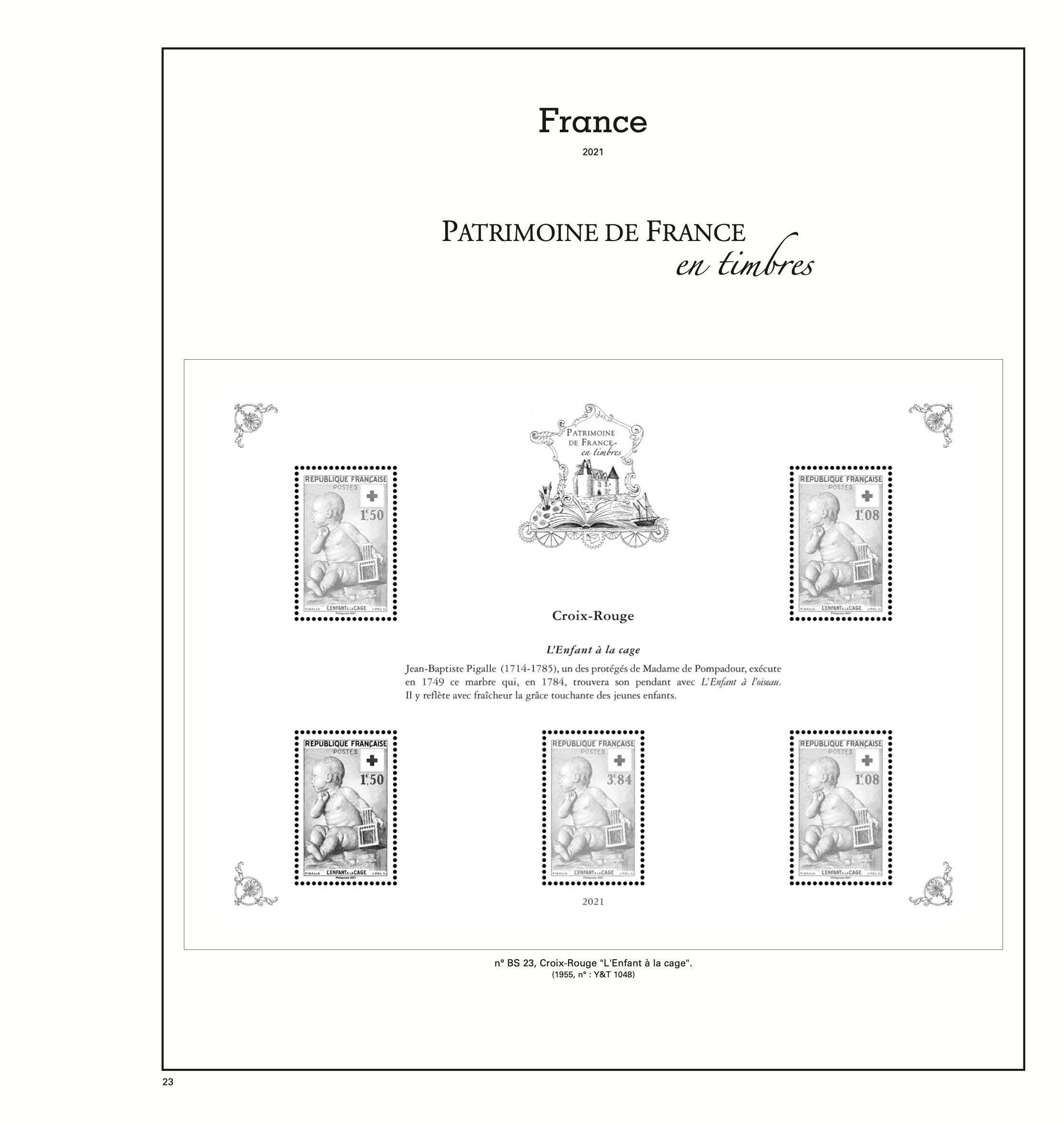 TRÉSORS DE LA PHILATÉLIE : 2014 (folhas com protetores)