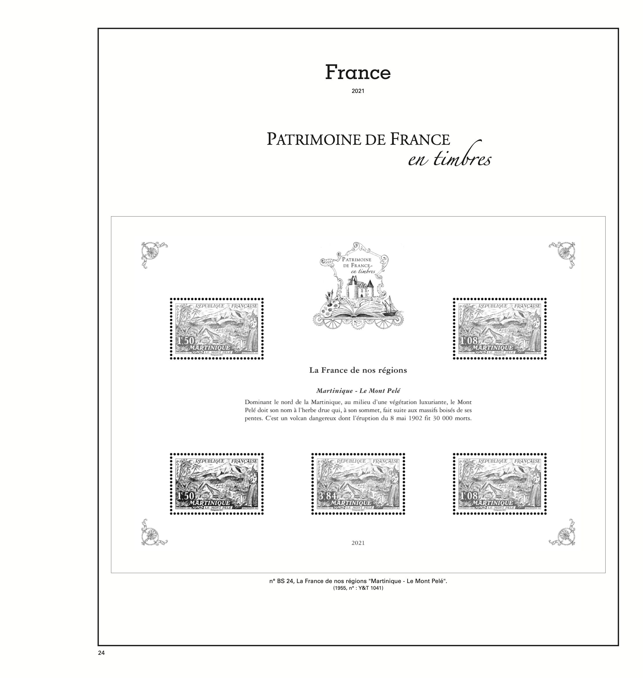 TRESORS DE LA PHILATELIE : 2014 (sets with mounts)