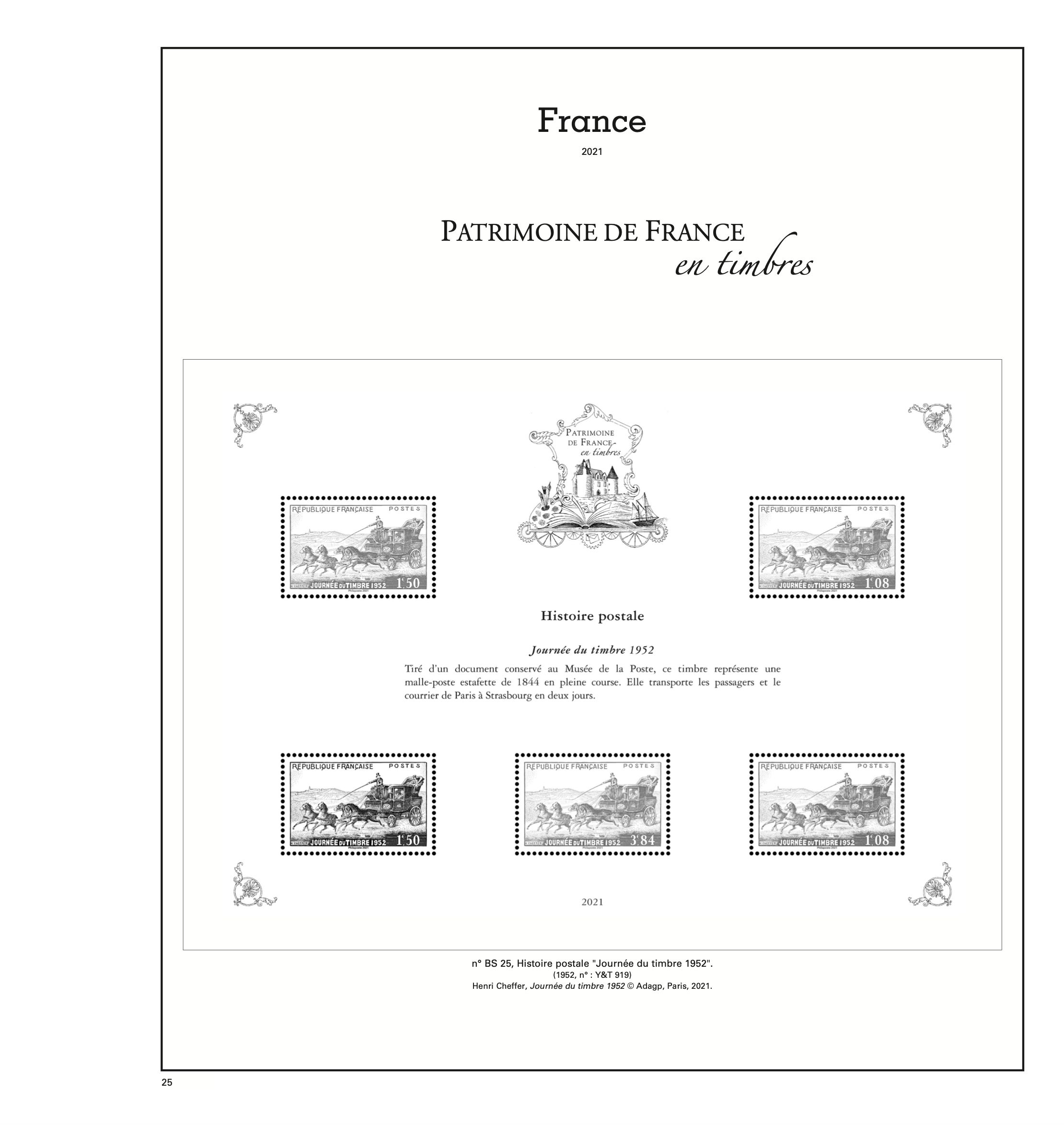 TRESORS DE LA PHILATELIE : 2014 (sets with mounts)