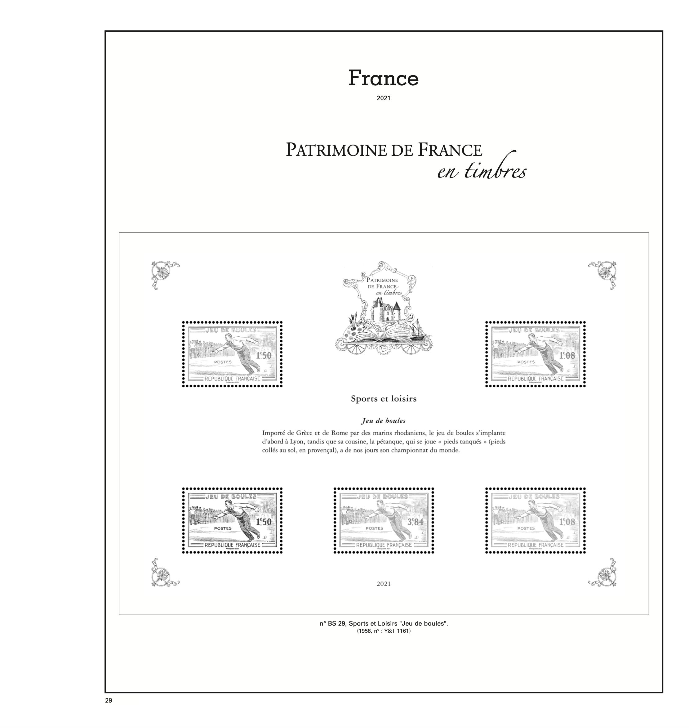 TRÉSORS DE LA PHILATÉLIE : 2014 (folhas com protetores)