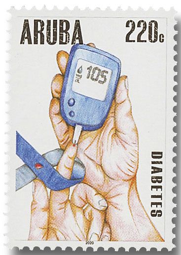 n° 1095/1098 - Timbre ARUBA Poste