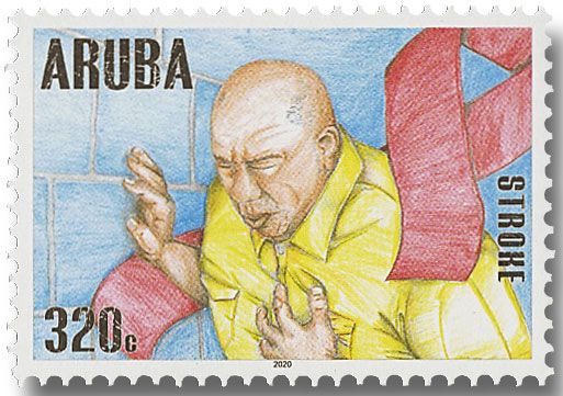 n° 1095/1098 - Timbre ARUBA Poste