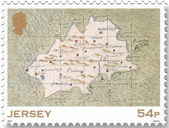 n° 2537/2541 (+ le n° 2536) - Timbre JERSEY Poste