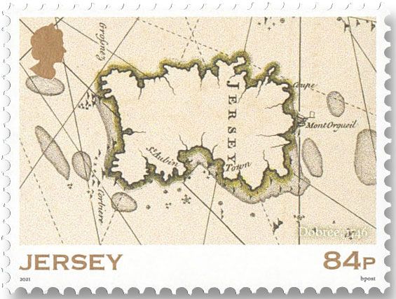 n° 2537/2541 (+ le n° 2536) - Timbre JERSEY Poste