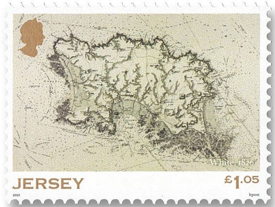 n° 2537/2541 (+ le n° 2536) - Timbre JERSEY Poste