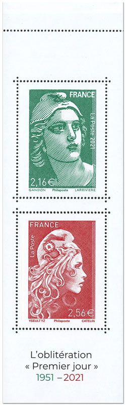 n° 1528 - Timbre France Carnets Divers (Marianne de Gandon et Marianne l´Engagée)