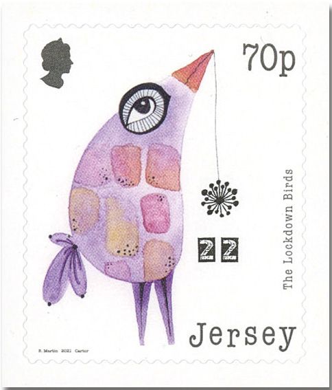 n° 2542/2549 - Timbre JERSEY Poste