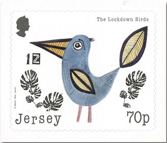 n° 2542/2549 - Timbre JERSEY Poste