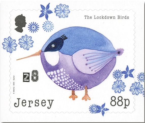 n° 2542/2549 - Timbre JERSEY Poste