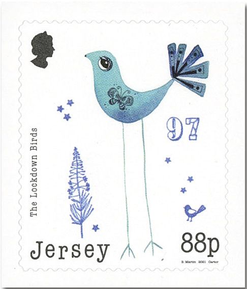 n° 2542/2549 - Timbre JERSEY Poste