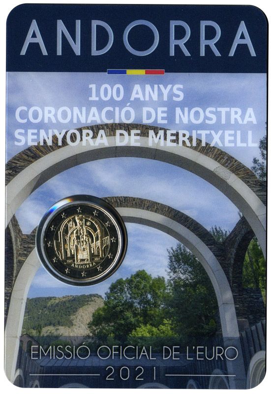 BU : 2 EURO COMMEMORATIVE 2021 : ANDORRE (Couronnement de Notre-Dame de Meritxell)