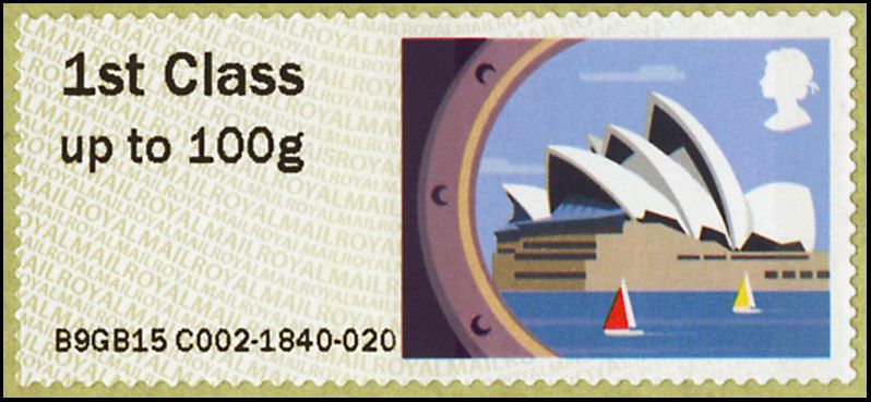 n° 92/97 - Timbre GRANDE-BRETAGNE Timbres de distributeurs